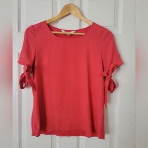 Coral blouse (Size: XS)